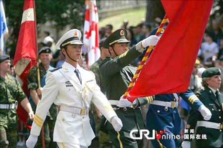 中國儀仗隊參加俄羅斯閱兵，展現(xiàn)軍威與友誼的壯麗畫卷，中俄友誼見證，中國儀仗隊參加俄羅斯閱兵，壯麗畫卷展現(xiàn)軍威與深情友誼