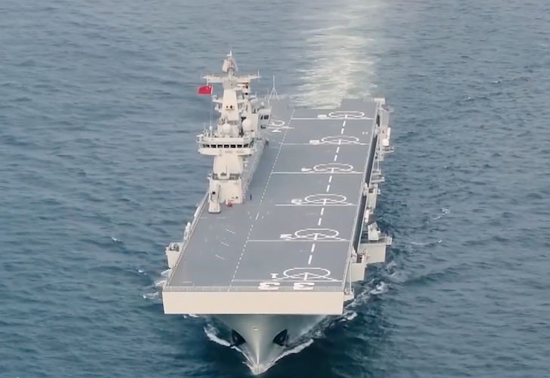 海軍新篇章，075型三號艦正式入列，海軍新篇章，075型三號艦正式入列啟航