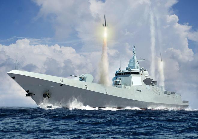 中國下一代重型驅(qū)逐艦，未來海防的堅實支柱，中國下一代重型驅(qū)逐艦，未來海防的堅實后盾