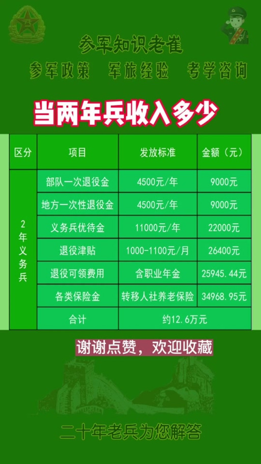 關(guān)于義務(wù)兵兩年能拿多少錢的全面解析，全面解析，義務(wù)兵兩年收入概覽