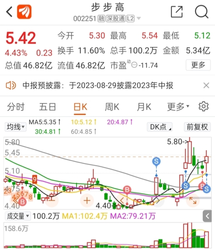 關(guān)于股票代碼002251步步高股票行情的全面解析，股票代碼002251步步高股票行情深度解析