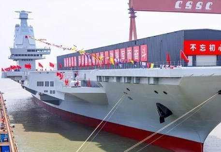 中國第五艘航母下水，揭示未來海上力量的新篇章，中國第五艘航母下水，開啟海上力量新篇章