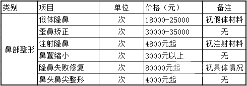 鼻子美容手術(shù)費(fèi)用詳解，多少錢？，鼻子美容手術(shù)費(fèi)用全面解析，手術(shù)費(fèi)用究竟是多少？